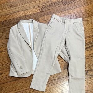 Zara Kids Beige Blazer and Pants Matching Set